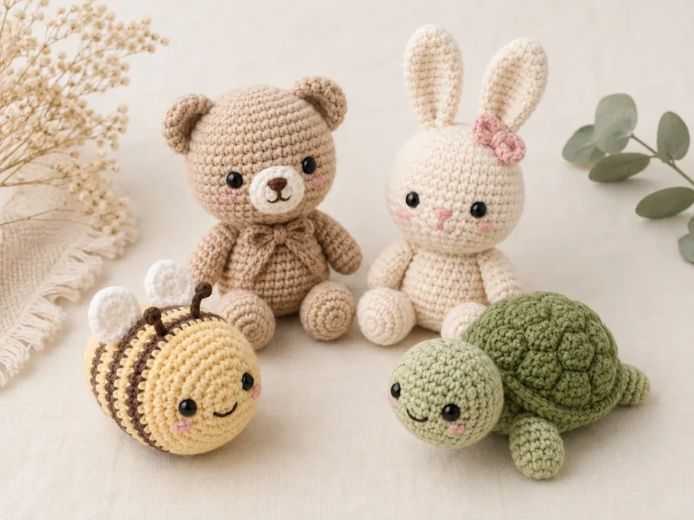 How to make amigurumi for beginners with a crochet bear