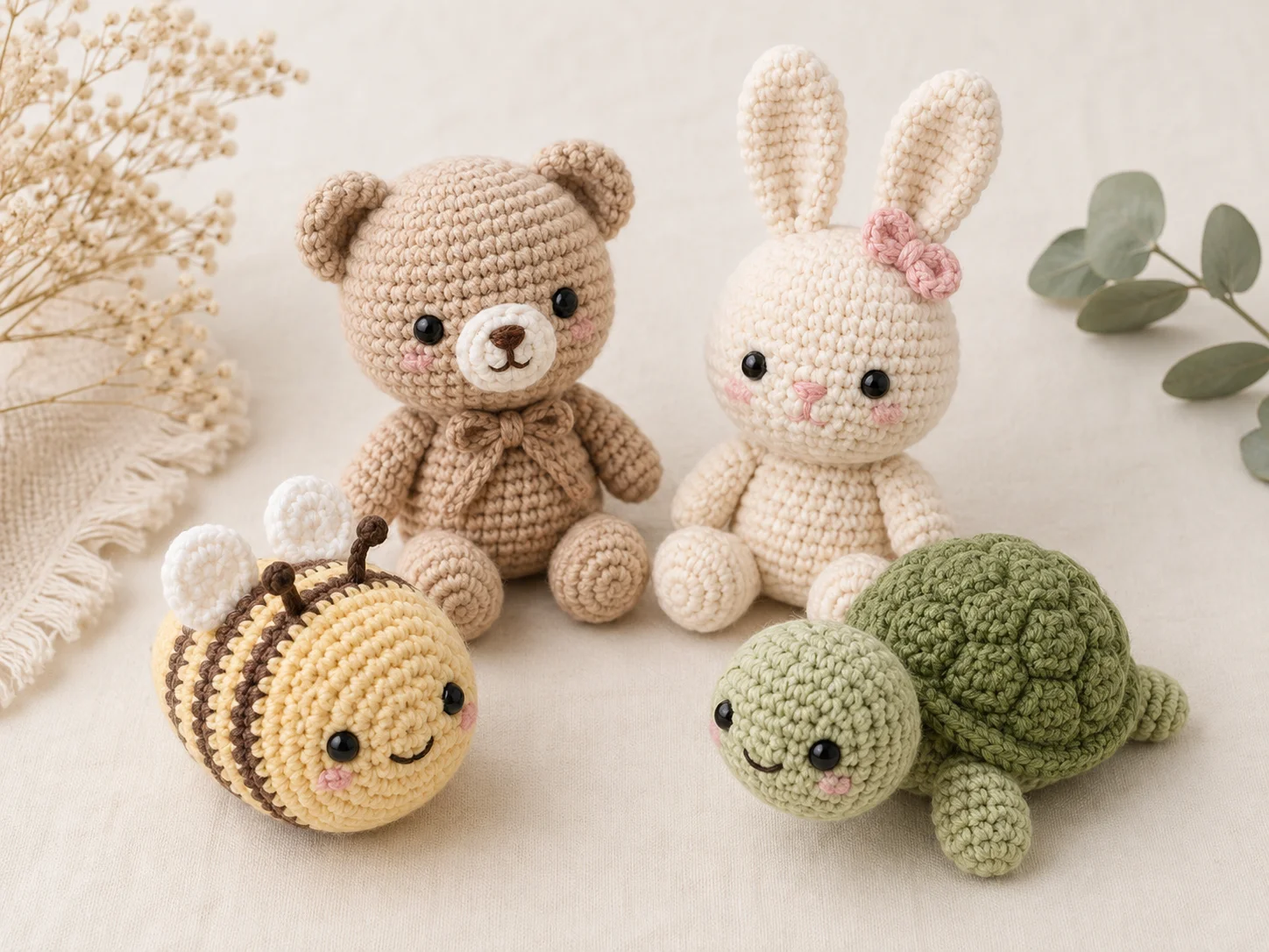 How to make amigurumi for beginners with a crochet bear
